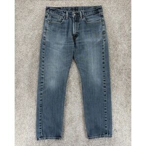Levis 505 Jeans Mens 34x30* Blue Regular Straight Cotton‎ Broken-in Wash Egypt